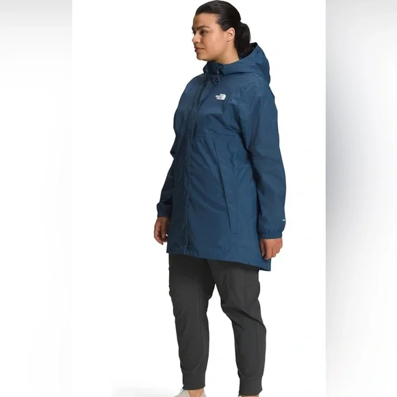 NWT! THE NORTH FACE WOMEN'S ANTORA PARKA WATERPROOF RAIN JACKET Shady Blue S~1X - Picture 2 of 16